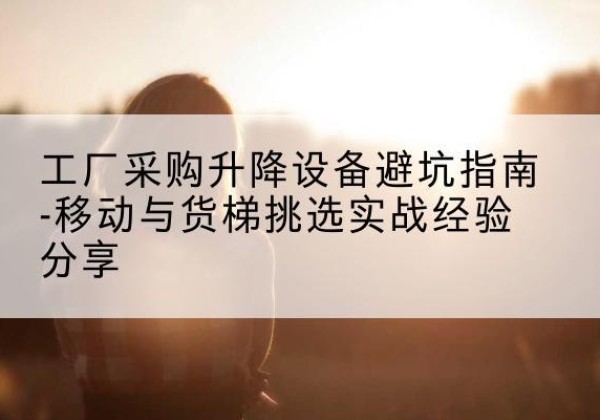 定日移动式升降机怎么选-工厂采购升降设备避坑指南-移动与货梯挑选实战经验分享